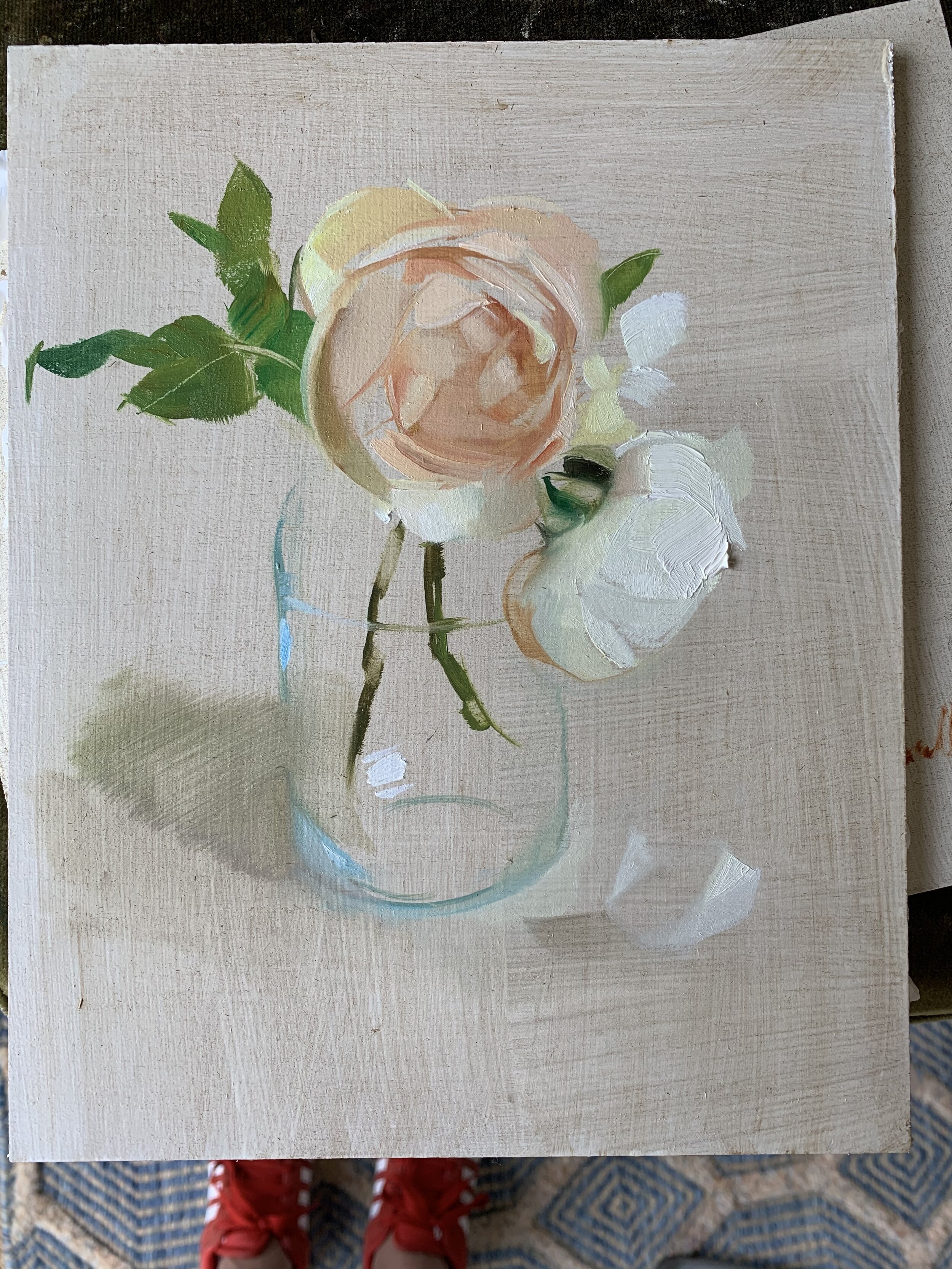 Impression of Autumn Roses.