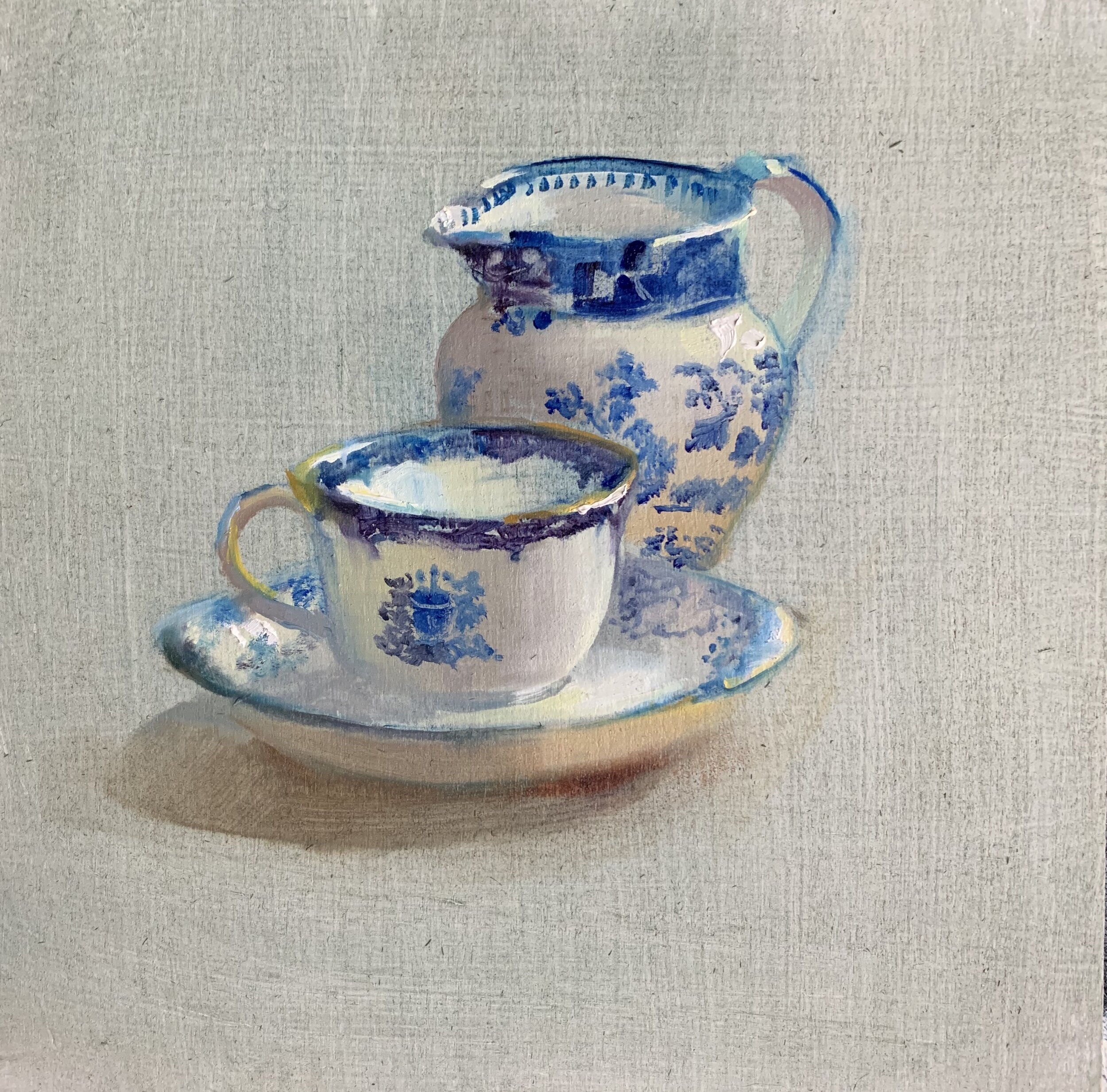 The Blue and White Together.