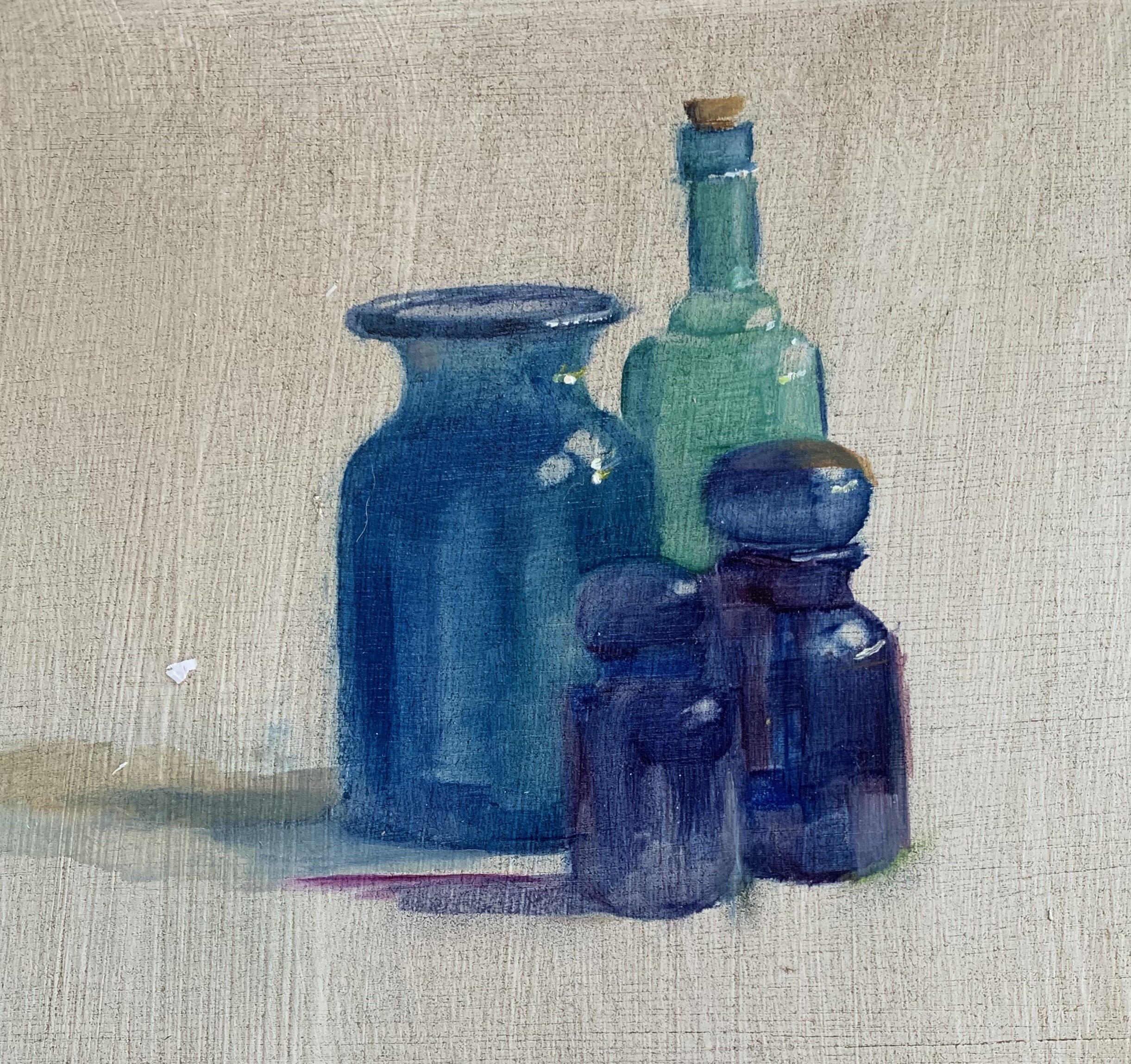 Blues and One Green.