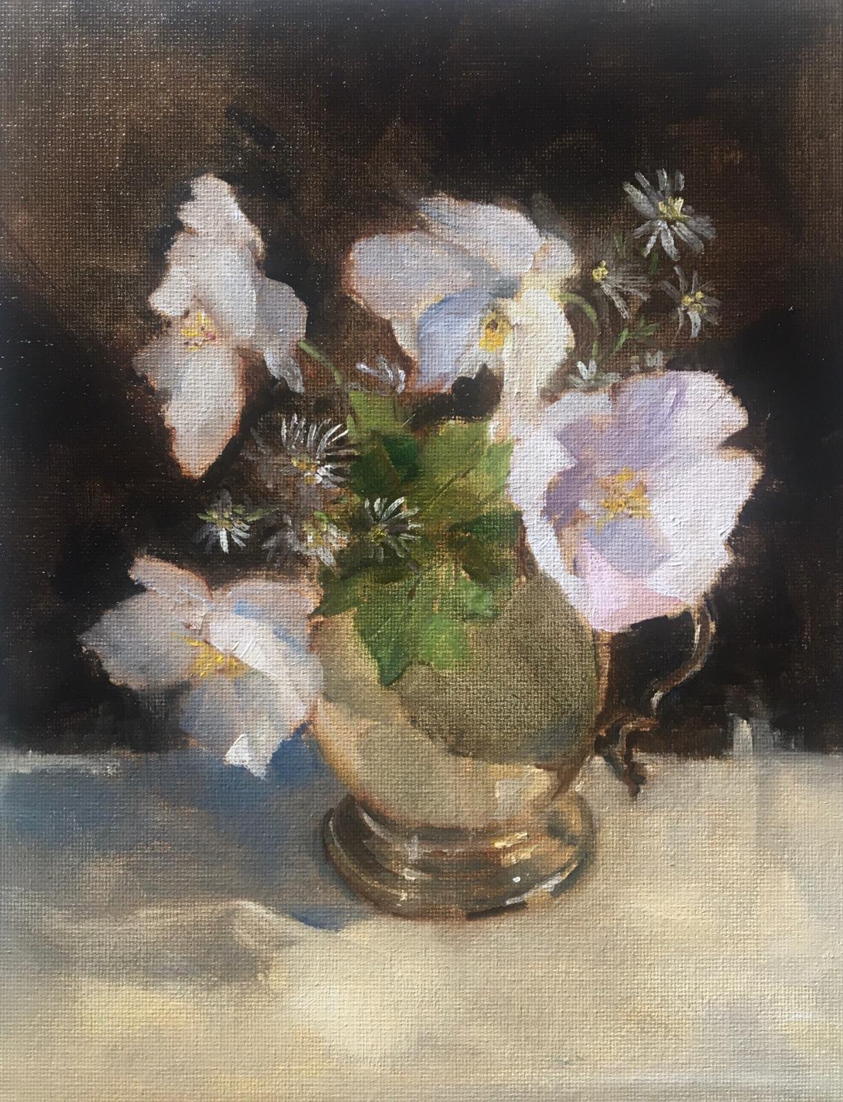 The Table Arrangement in a Pewter Mug. (In support of the Artist Support Pledge)