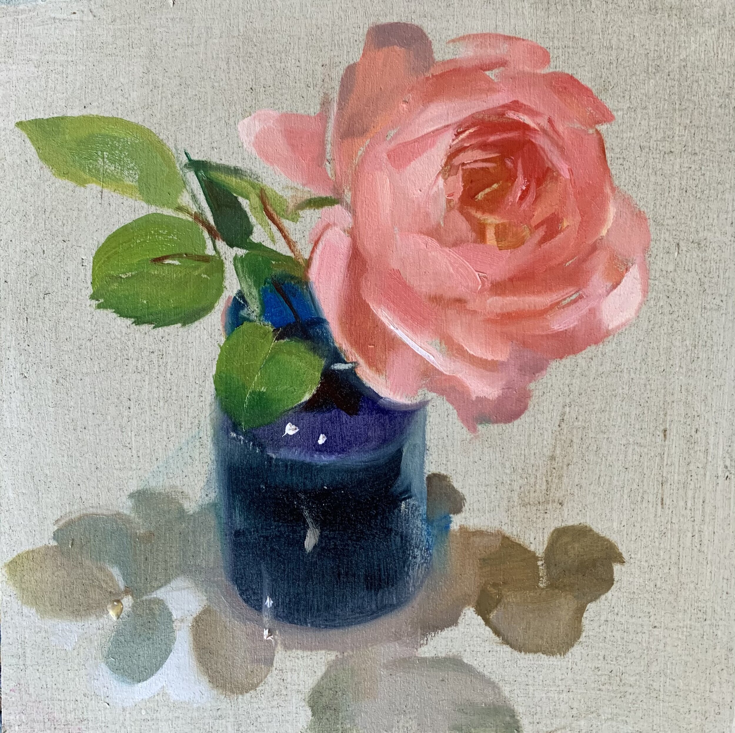 A Single Autumn Rose.