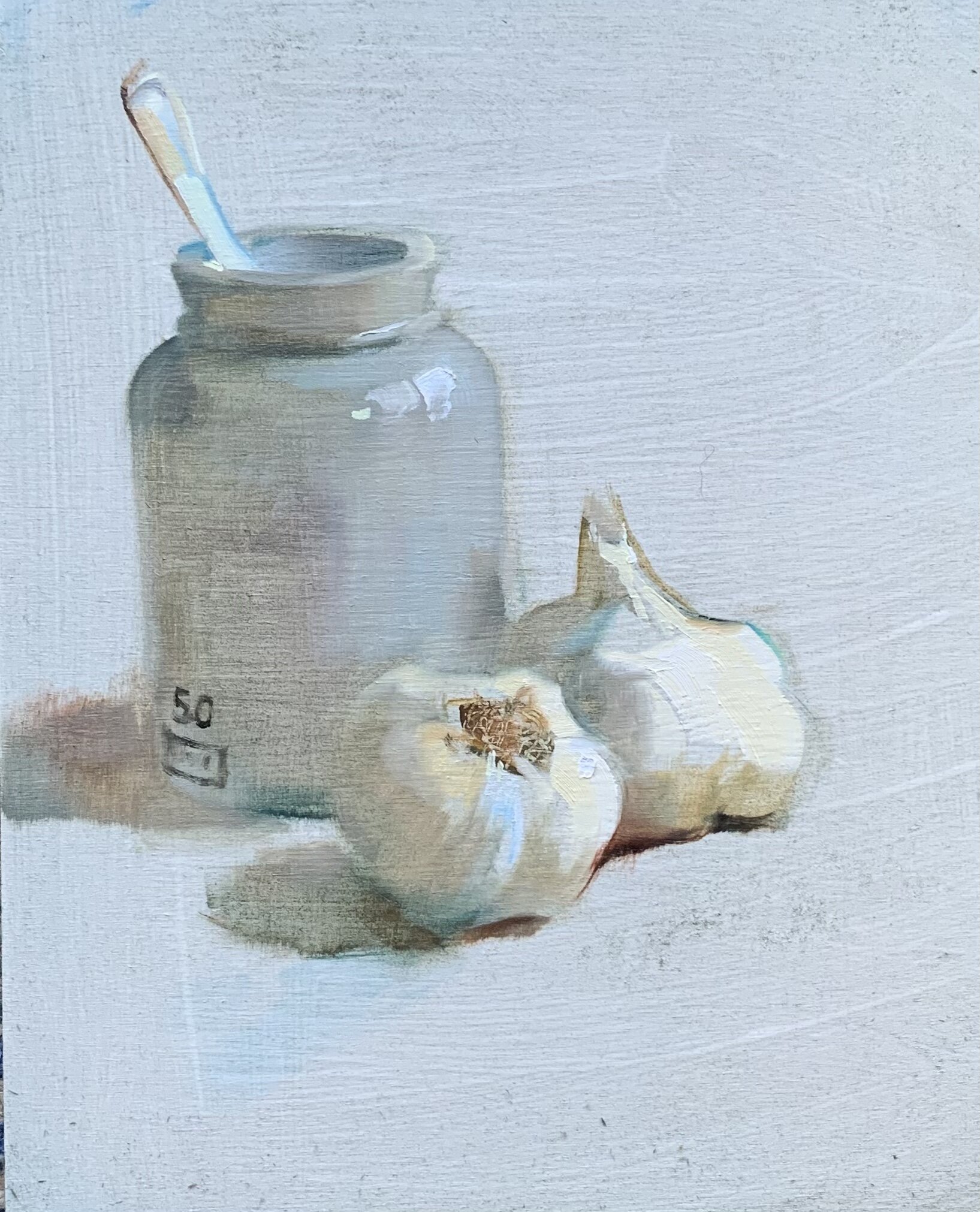 The Tall Pot and Garlic.