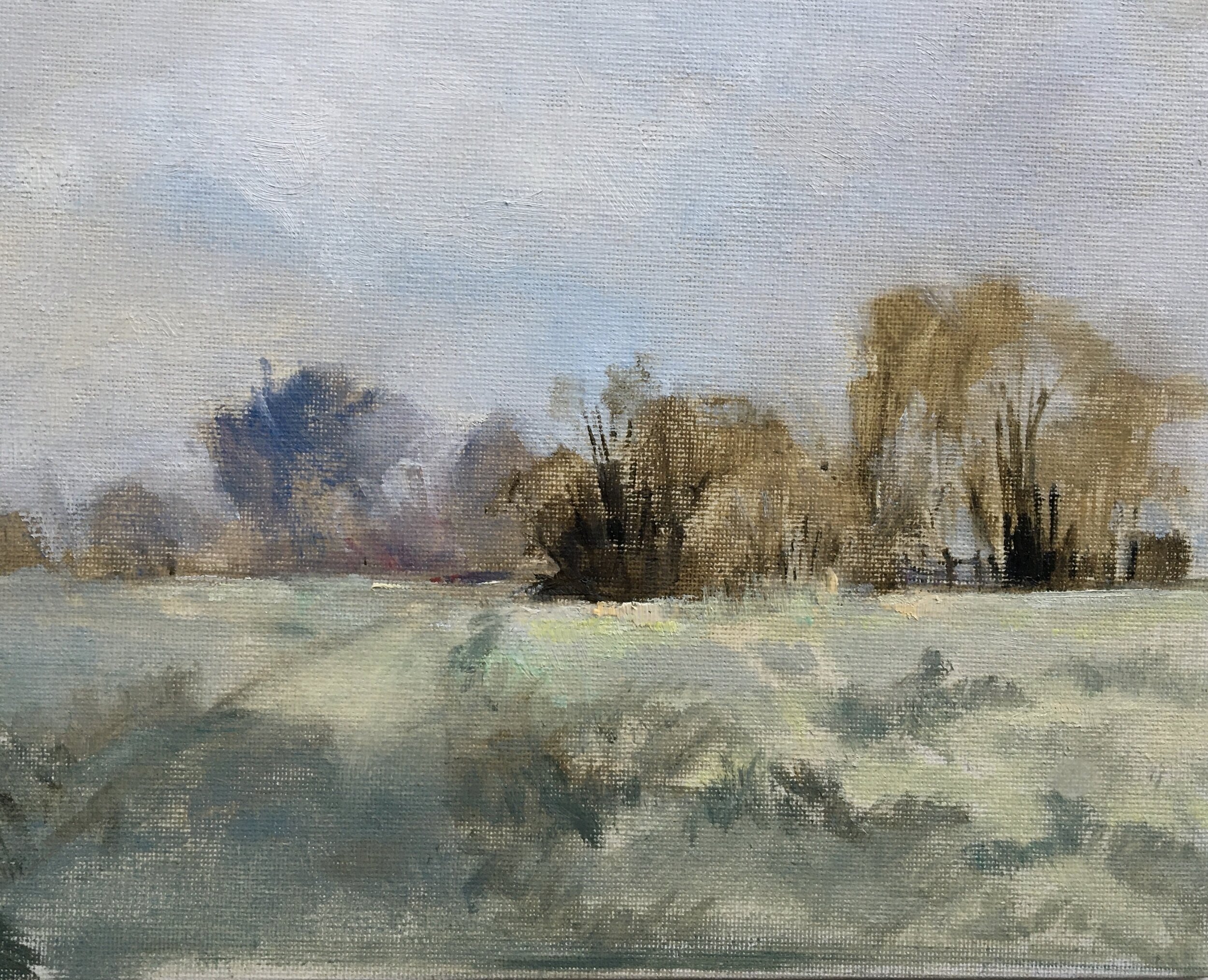 Frosty on top of the hill.