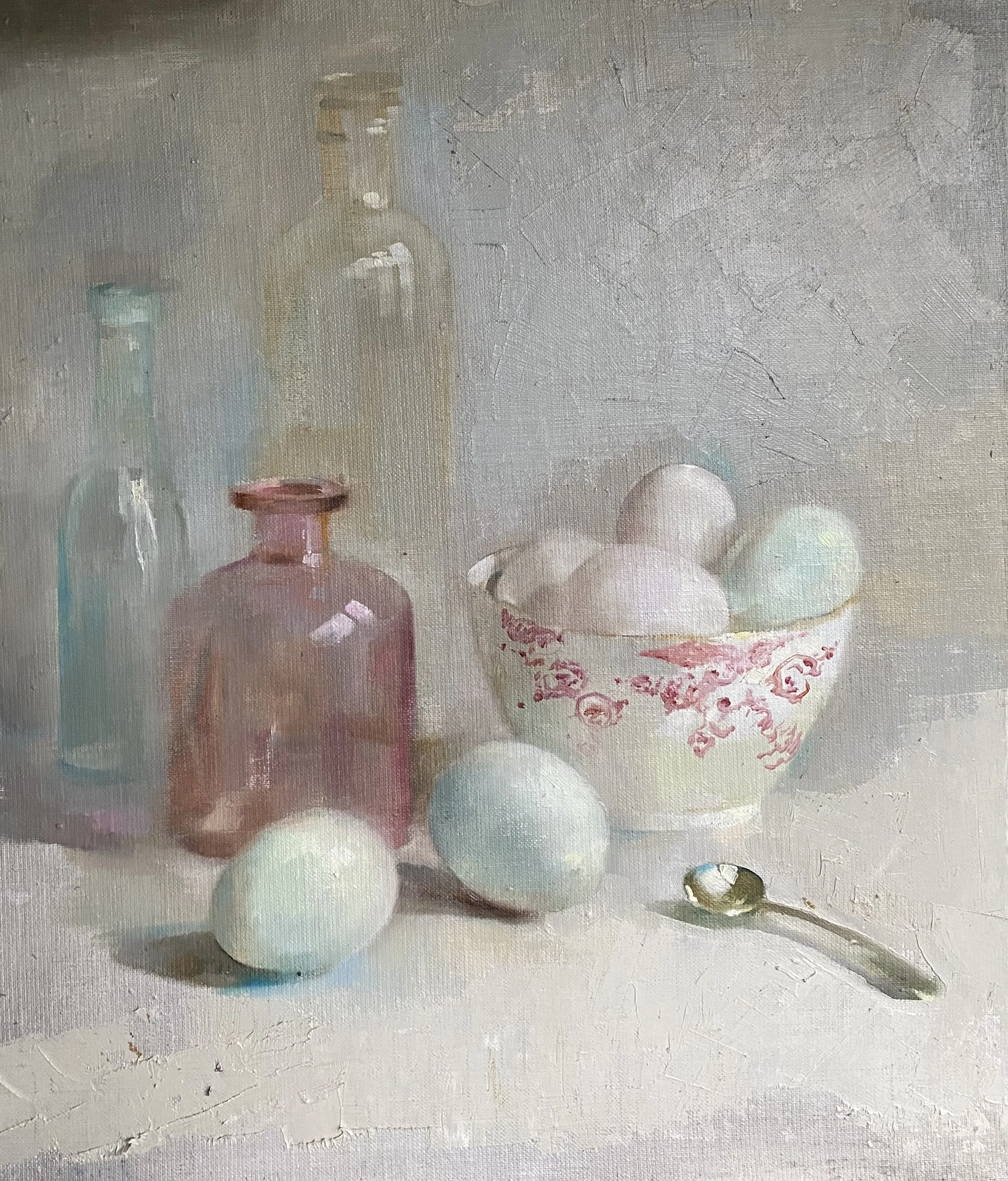 Eggs and Bottles with the Salt Spoon