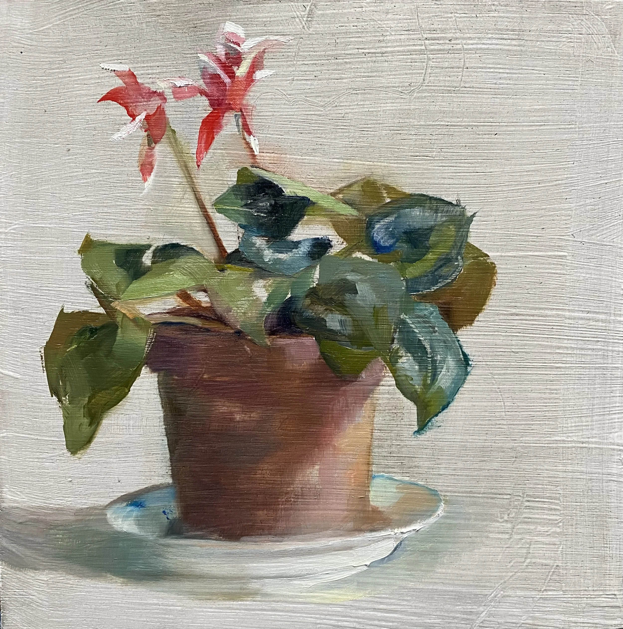 The Two Blooms in the Studio.