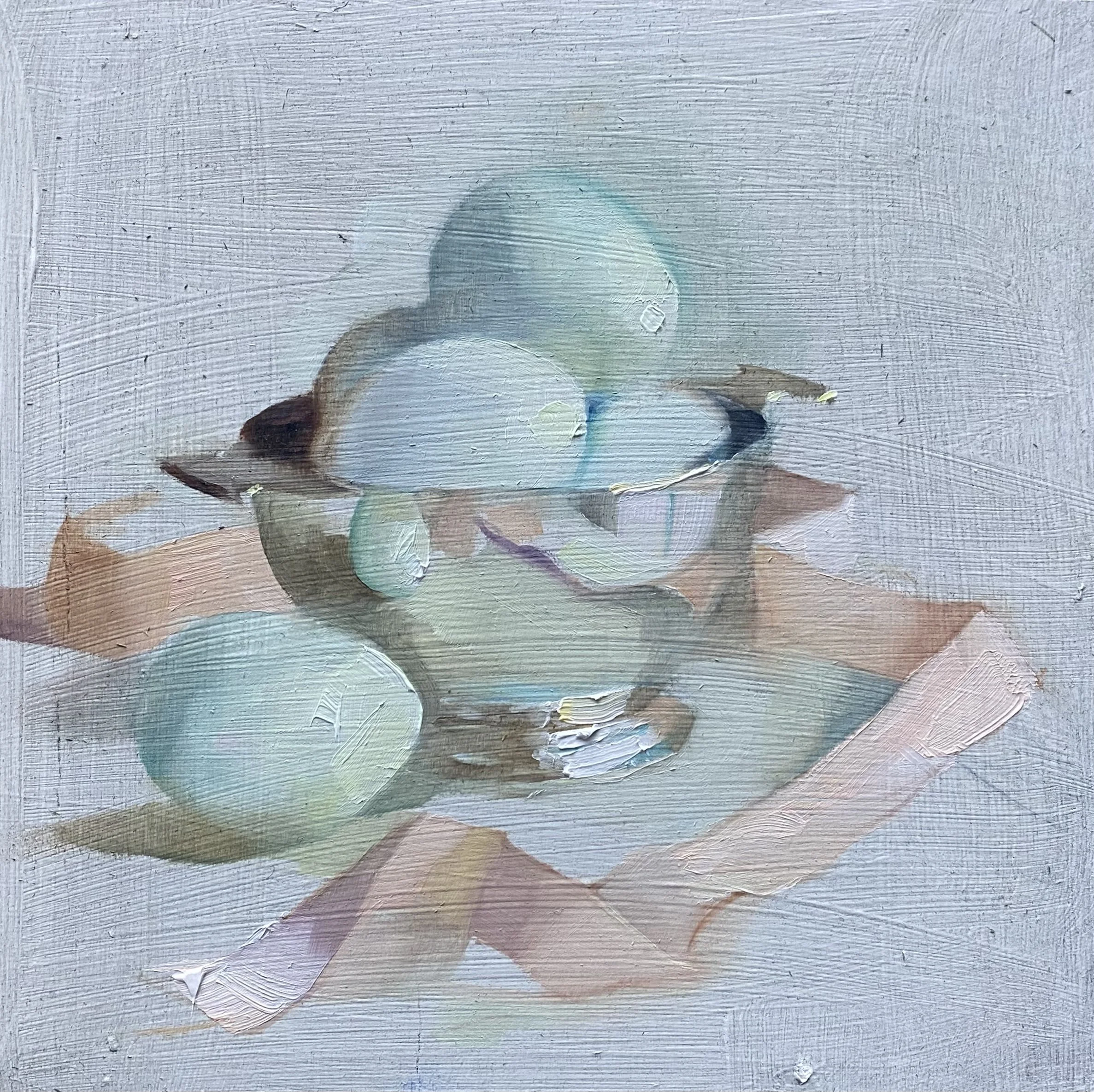 Eggs and Pink Ribbon