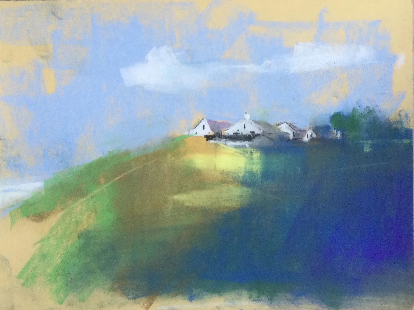 Light and Bright.Cornwall sketch no.1.