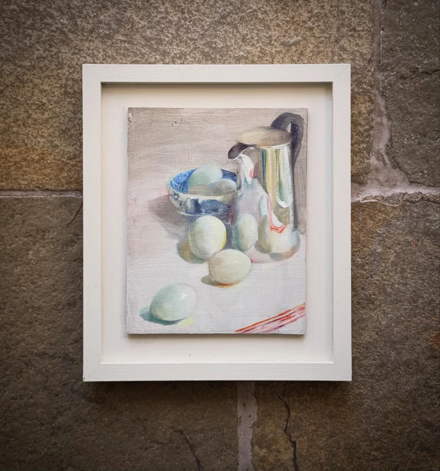 A Selection of Eggs for Easter by Harriet.

All available.
All Oil on Panel,framed.
All 8x10 inches-panel size.
Please DM.

#eastereggs #eggpainting #kitchenart #kitchenpainting #artcollector