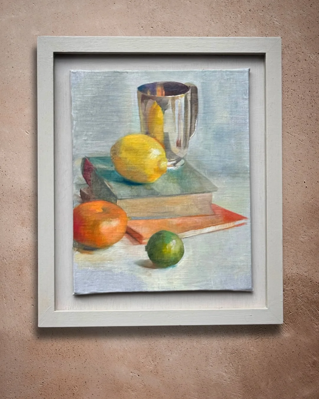 Yellow, Orange and Green by Harriet.

Available.
Oil on Canvas Panel, framed.
8x10 inches. 13x11 inches with frame.
Link in Bio.

#yelloworangegreen #originaloilpainting #contemporaryfineart #artcollector #presentideas