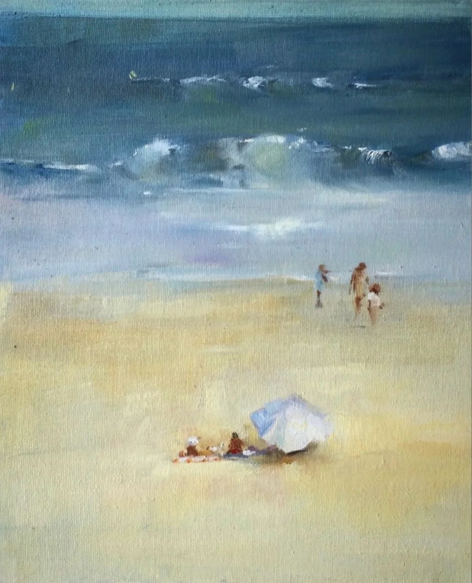 Sun and Sand by Jeffy.

Available.
Oil on Canvas Board.
10x12 inches.
Please comment for link to purchase.

#beachscape #oiloncanvaspainting #seaside #originaoilpainting