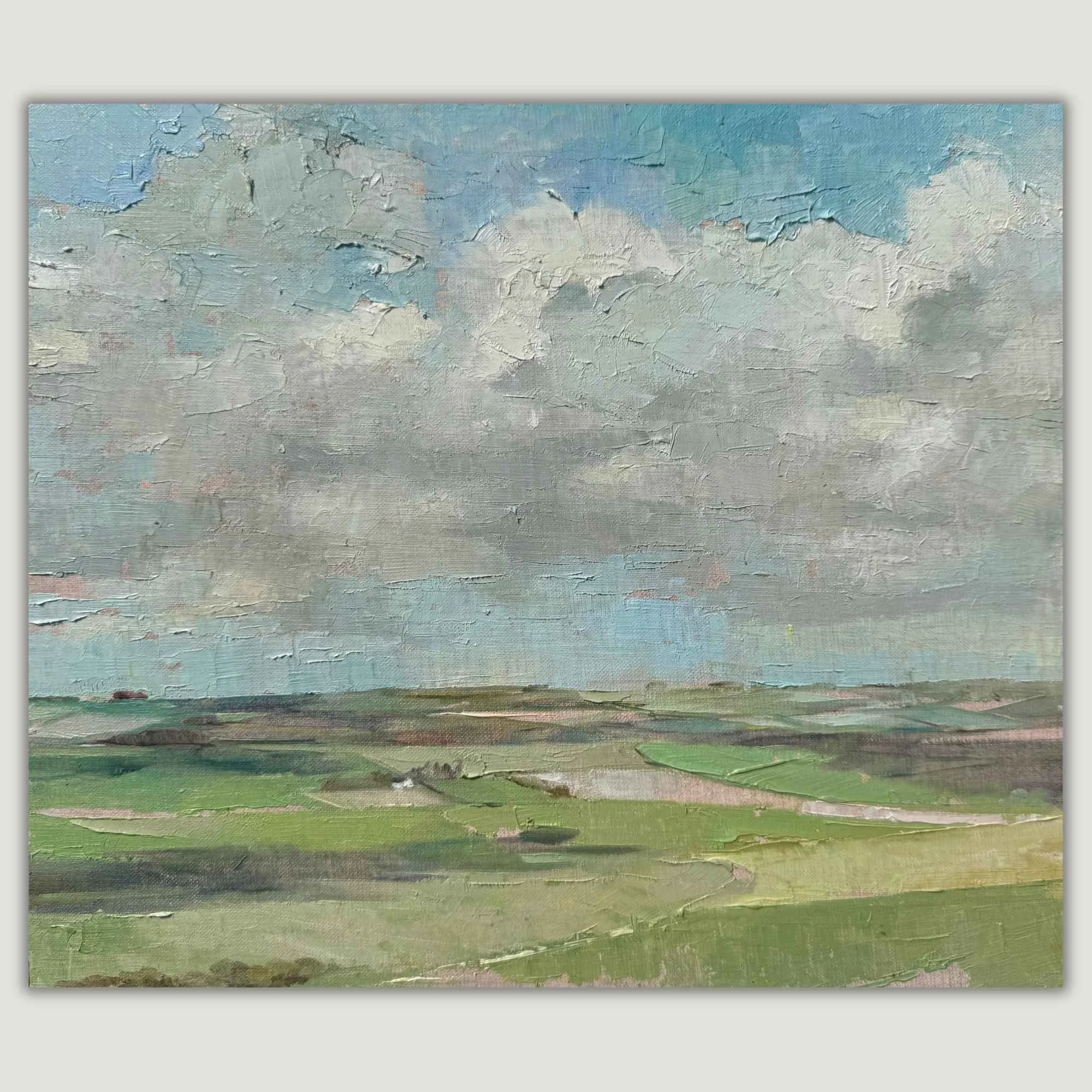 Looking Down across the Plain.