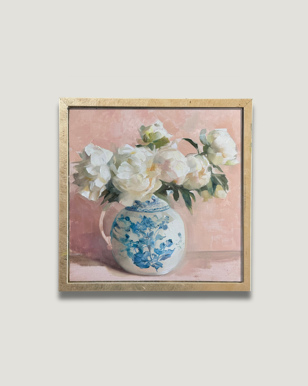 A Study of White Peonies in the French Jug.