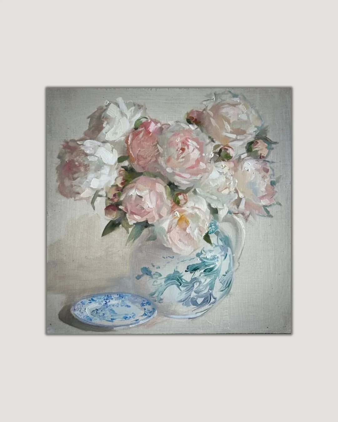 A Colour Study of peonies.