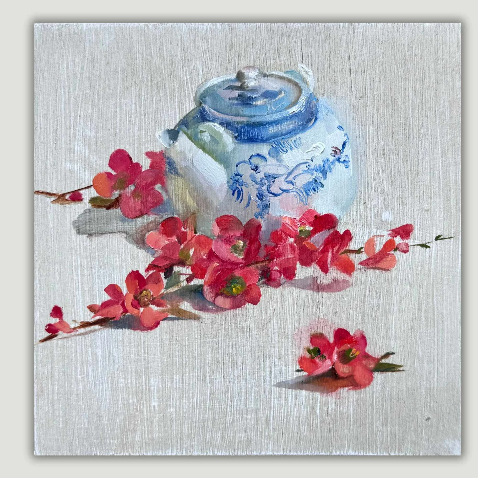 Blossom with the Japanese Teapot.