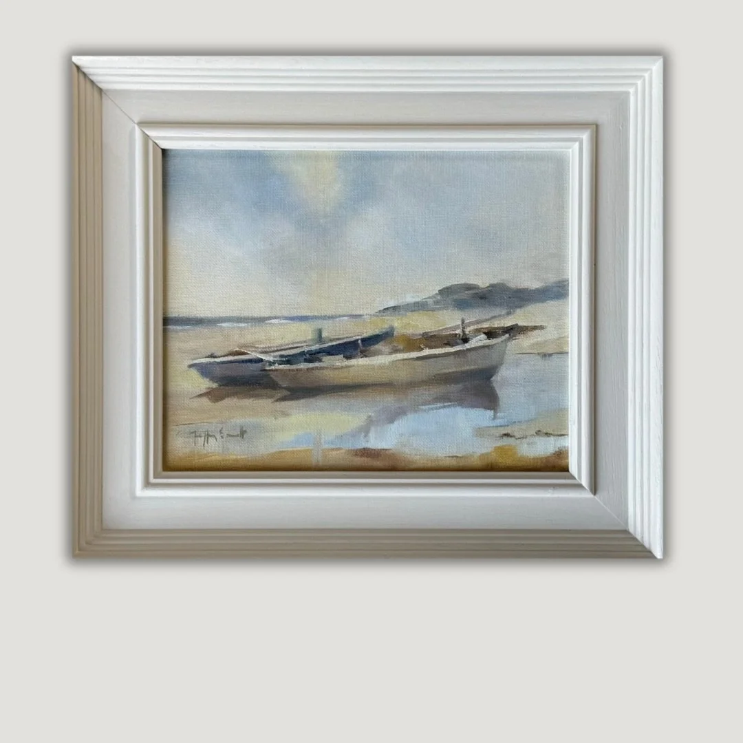 Flat Water on the Beach .