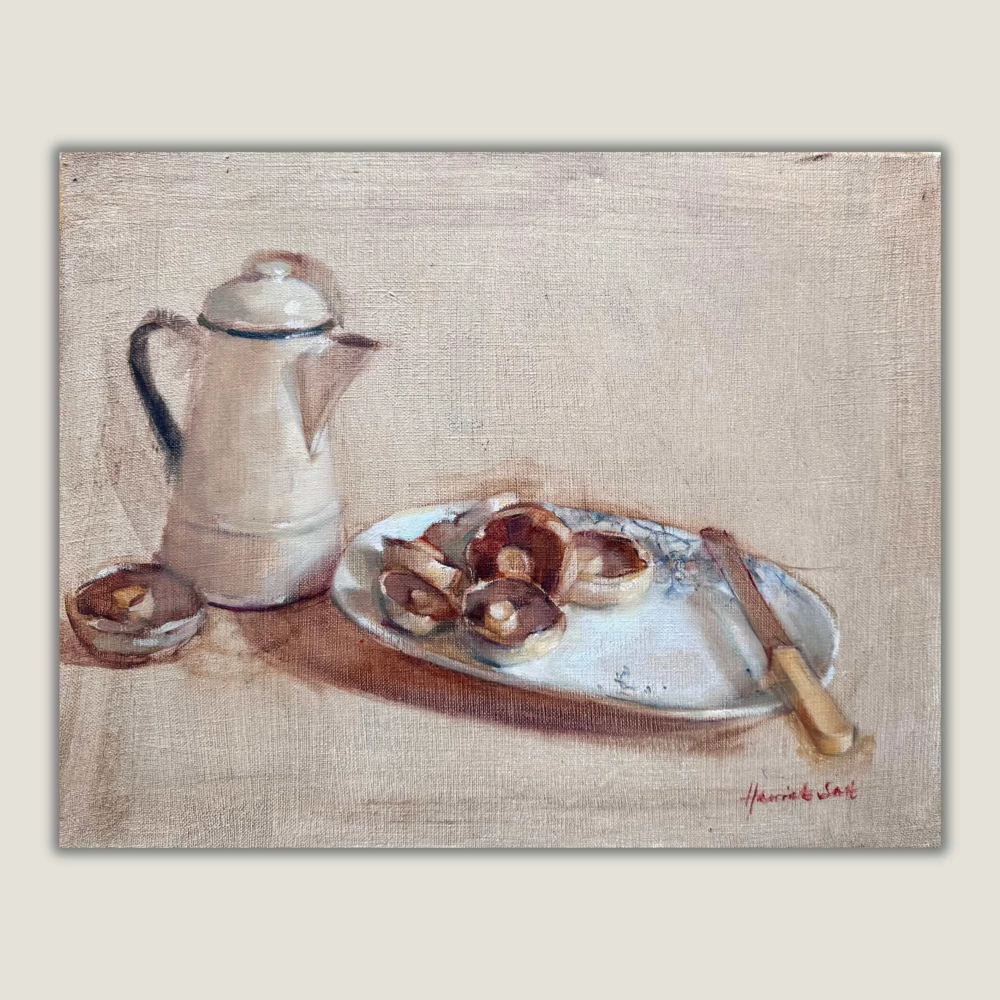 Mushrooms and Kettle.