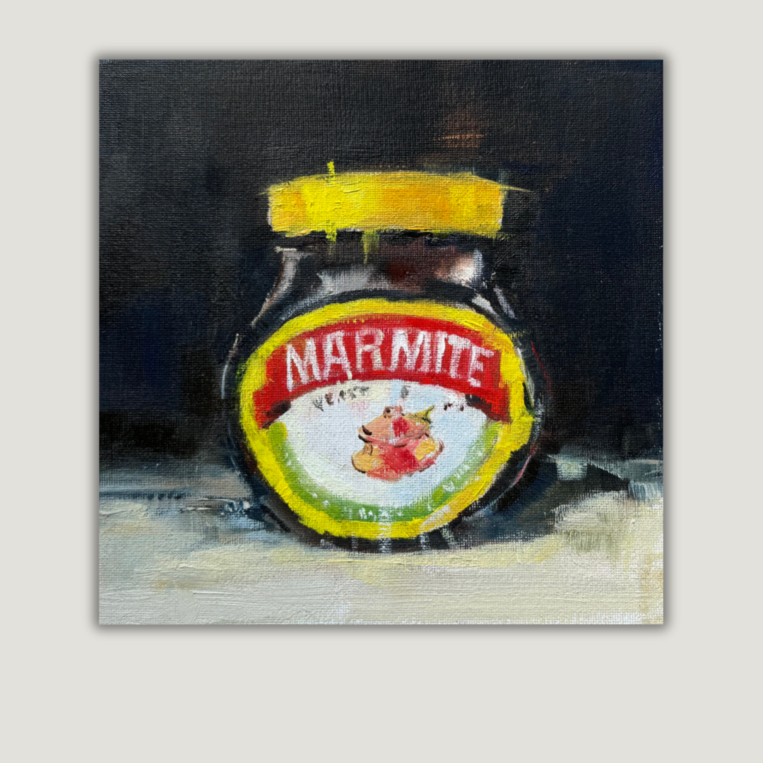 With buttered Toast.