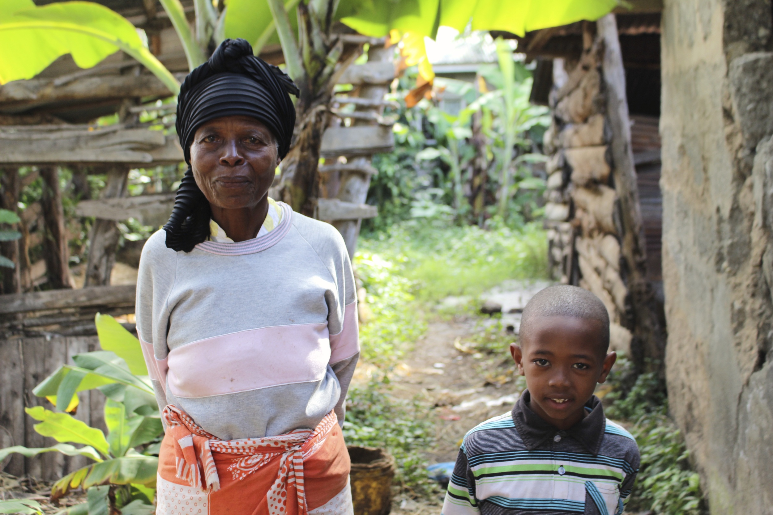 This is Eliwangu and her grandson, Jonas