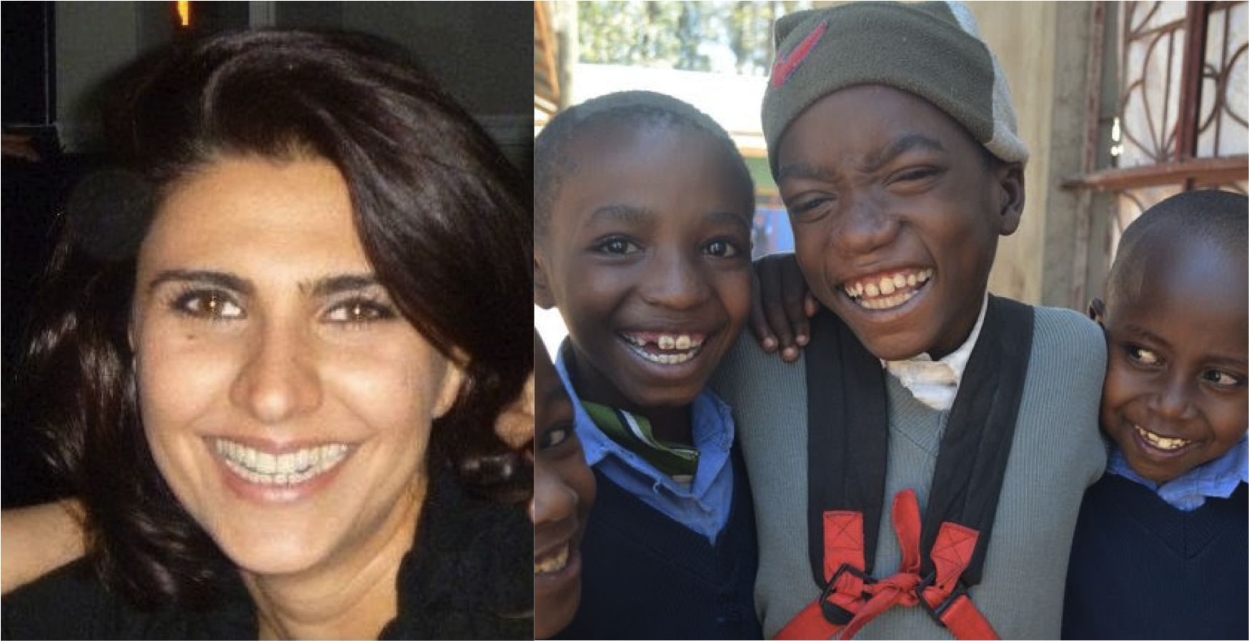 This is Shefa and Jacobo - he's in the gray sweater in the middle of the other smiling boys :)