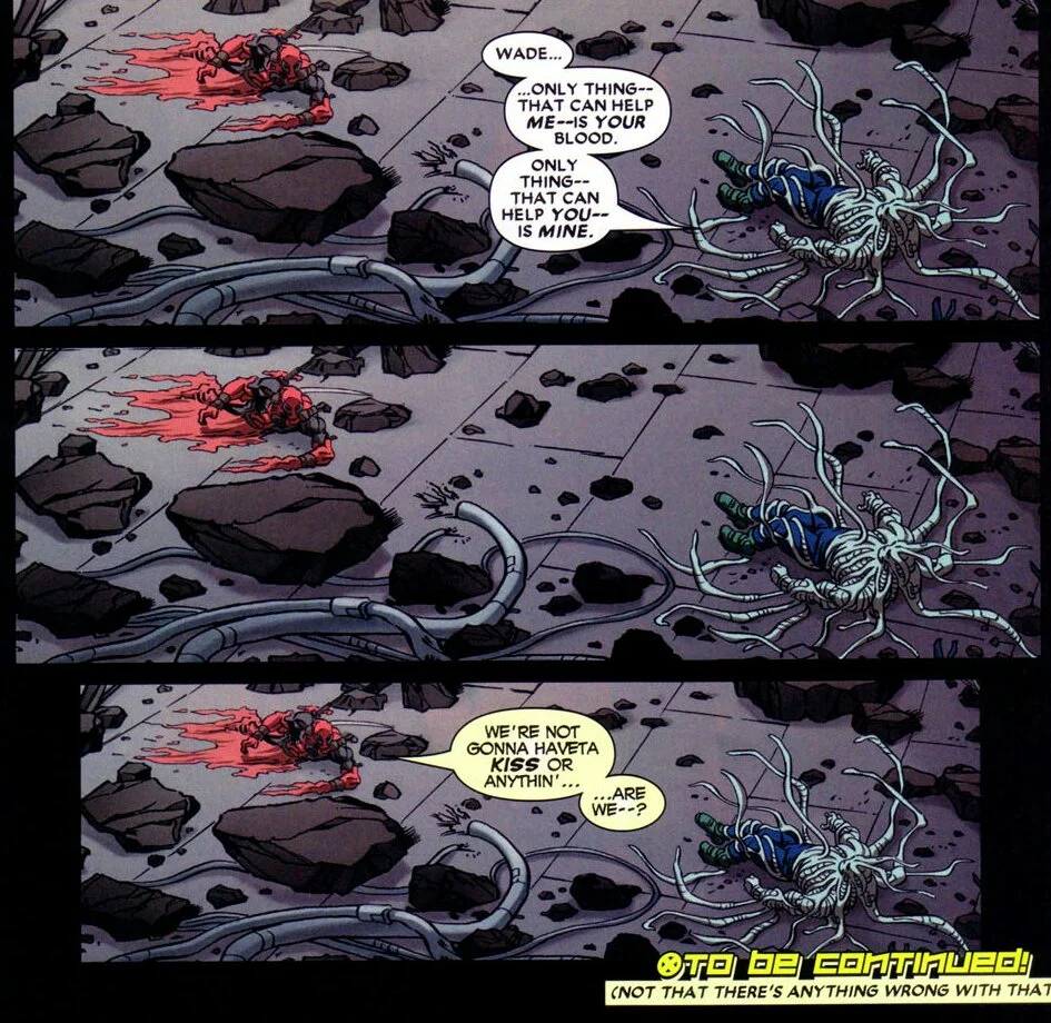 Cable 和 Deadpool 系列中我很喜欢的一段互动……