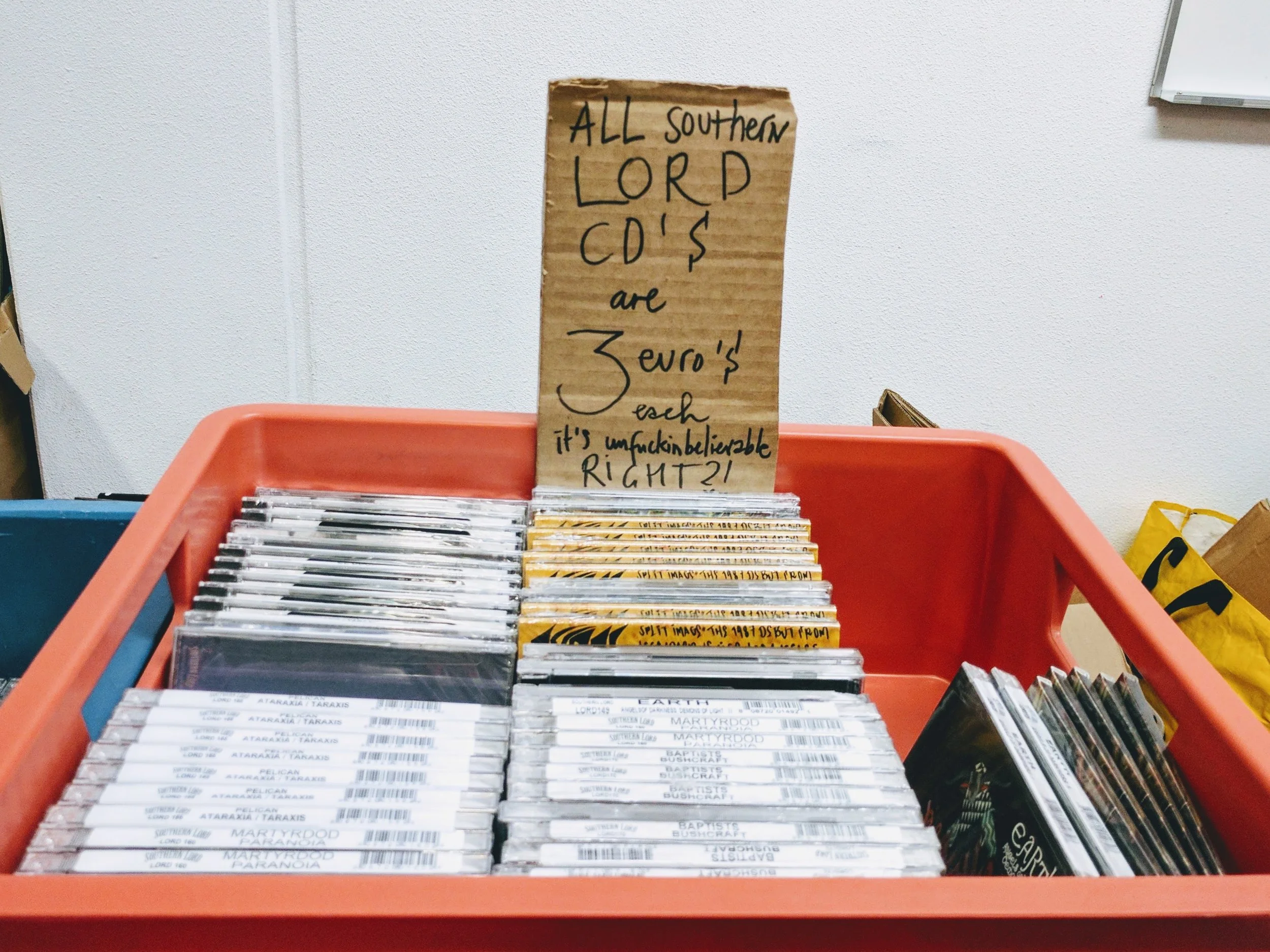 Southern Lord 贱卖自家的 CD,种类不多