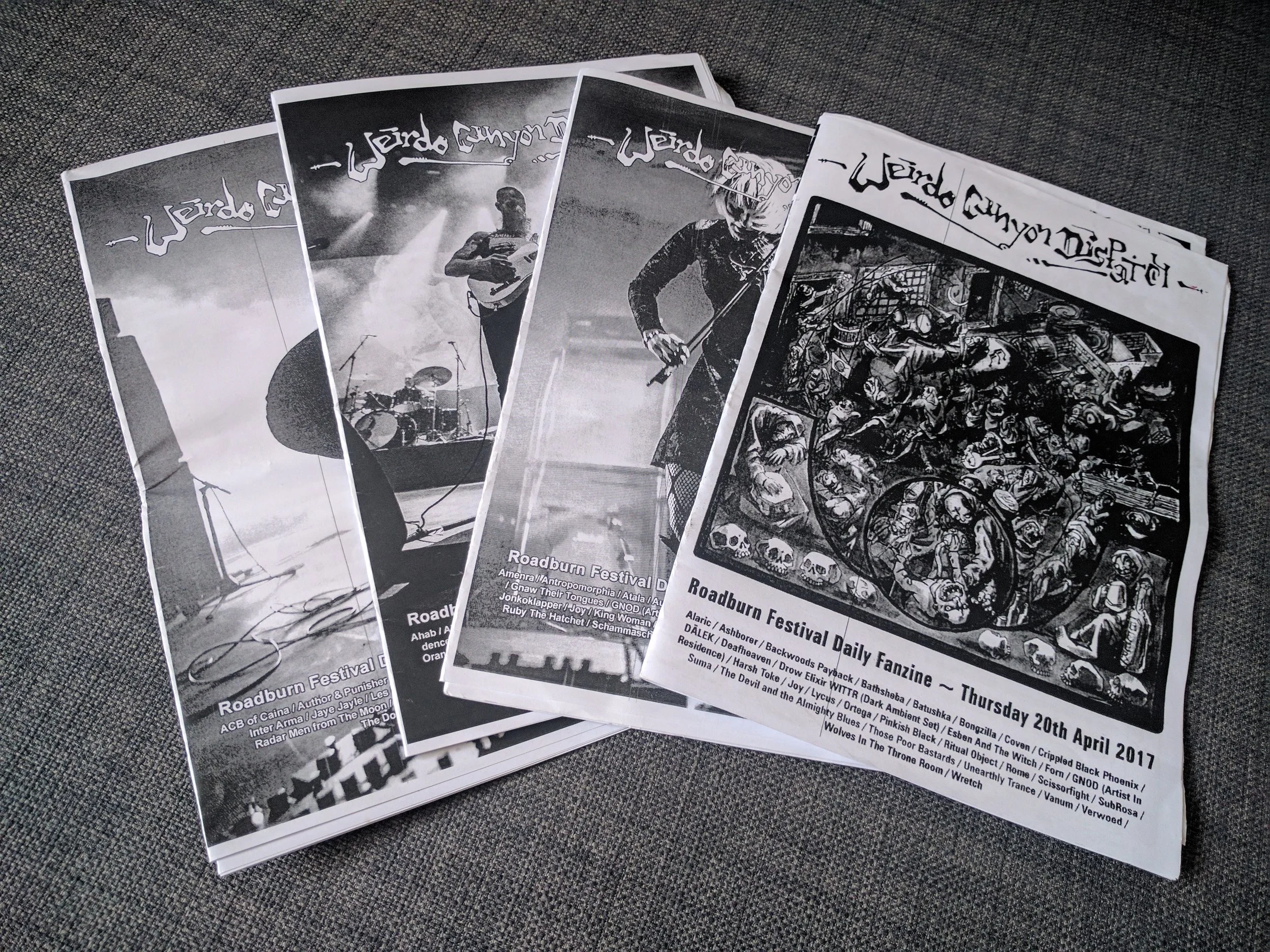 每天出炉的 Roadburn fanzines