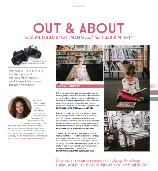 Fujifilm X-T1 Print Advertorial