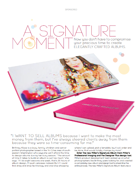 Miller's Print Advertorial