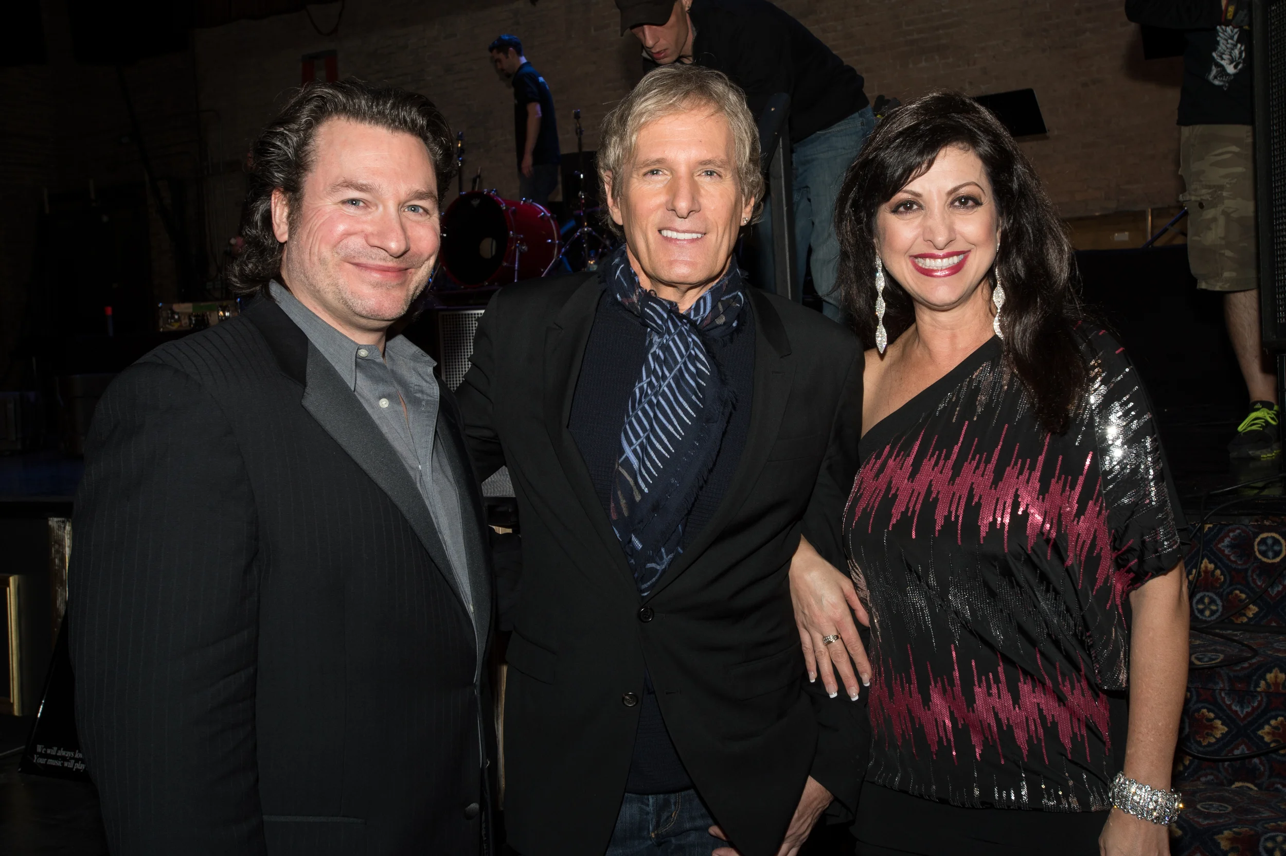 With Producer/Hubby, Michael Labno and Michael Bolton. Opened for Bolton's 2013 Christmas Show at Arcada, Chicago
