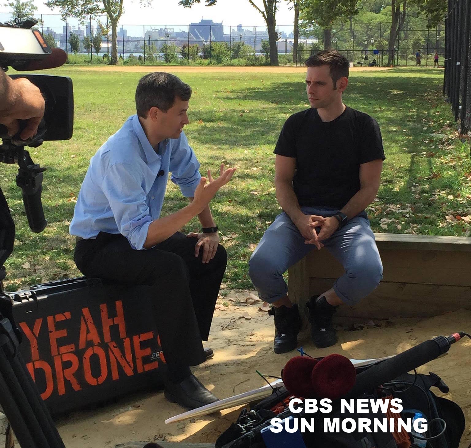 We got to talk drones with David Pogue...
