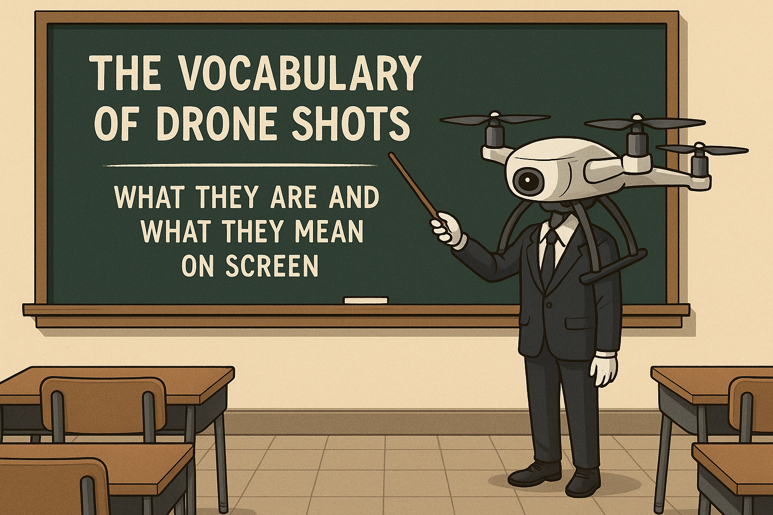 The Vocabulary of Drone Shots: What They Are and What They Can Convey on Screen