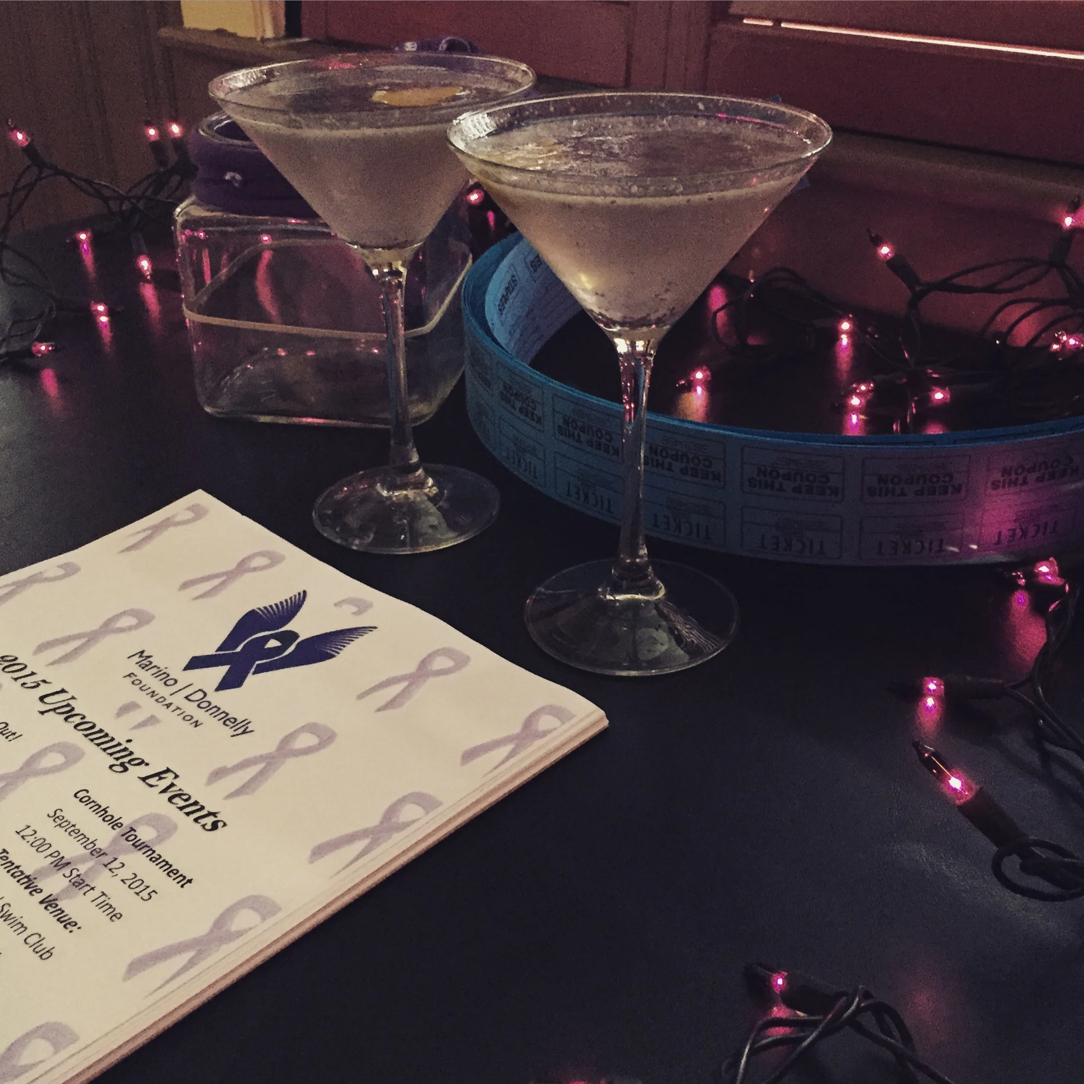 Signature cocktail, the Whipple, created by Wild Horse just for MDF!