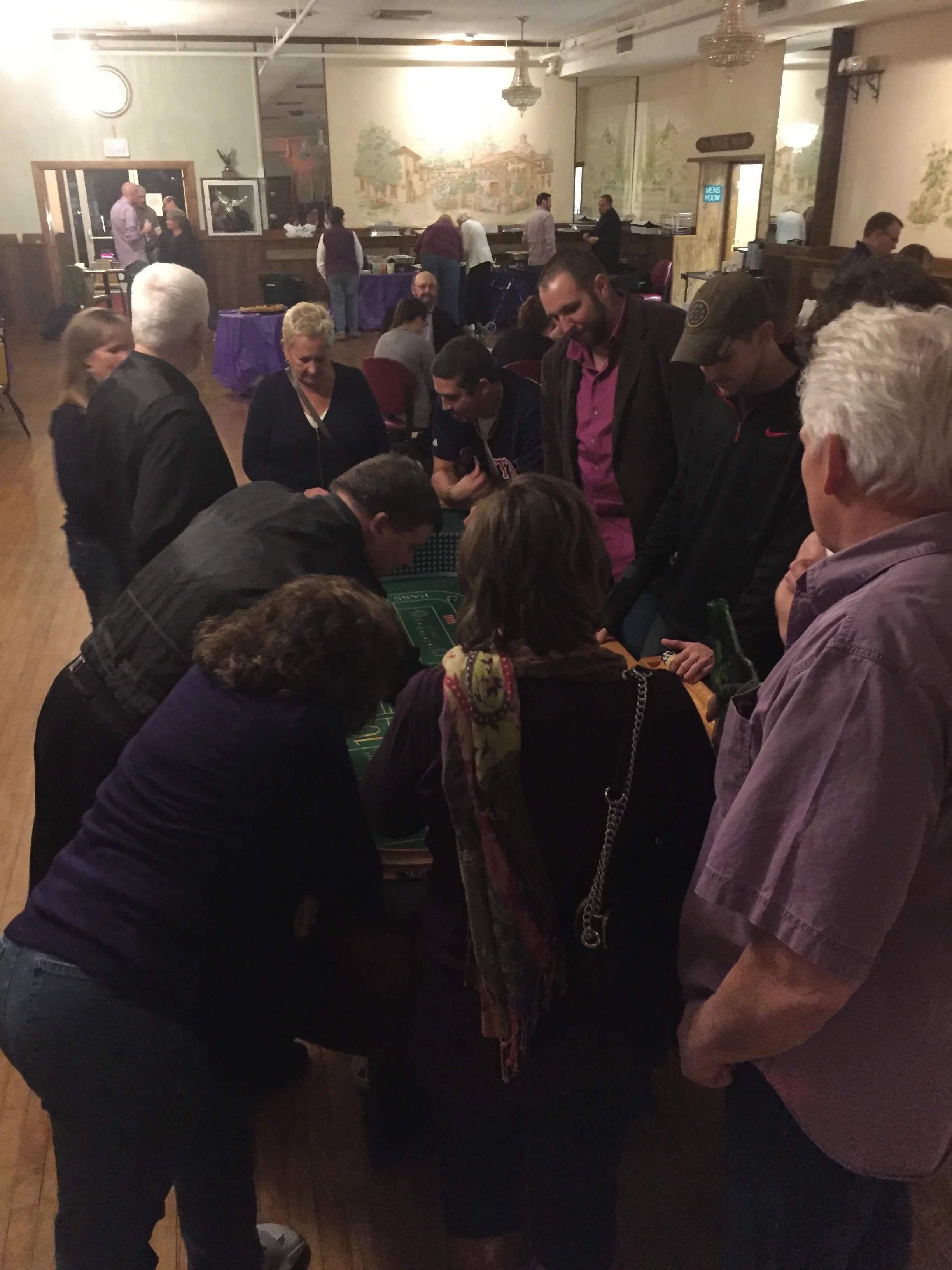 Guests enjoying Casino Night 2015. 