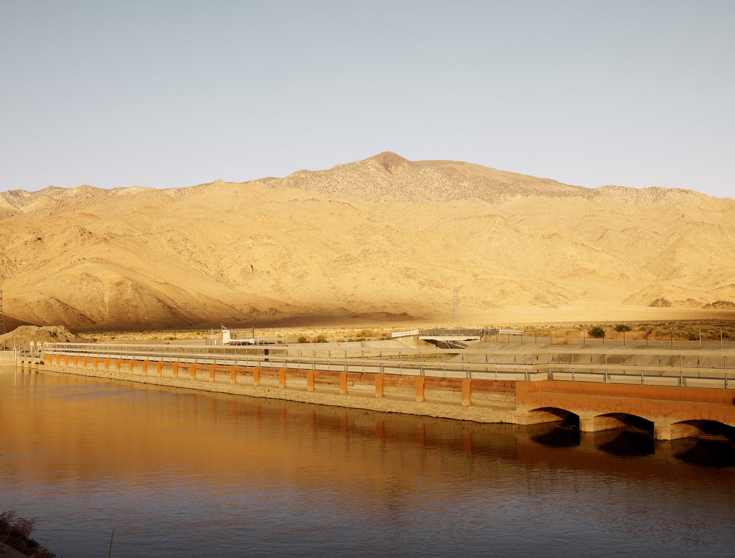Aqueduct intake near Big Pine, Inyo County, California 2013
