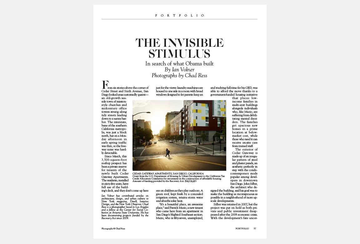 HARPER’S MAGAZINE: THE INVISIBLE STIMULUS