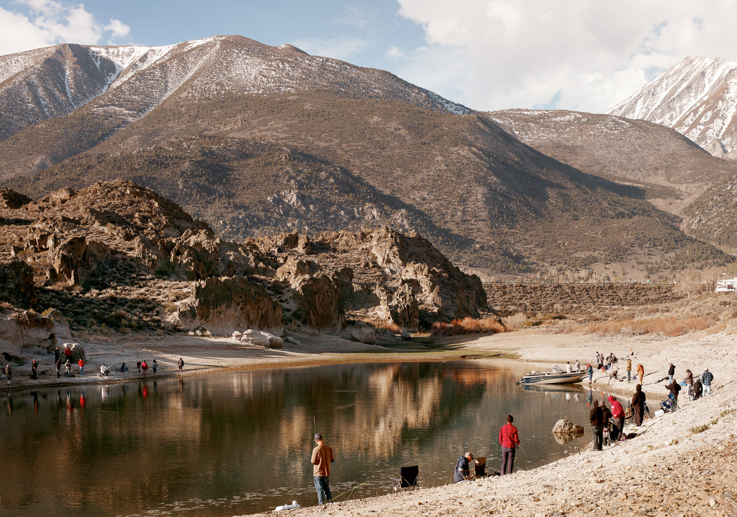 Opening Day, Lake Crowley Reservoir, Inyo Country, California, 2013