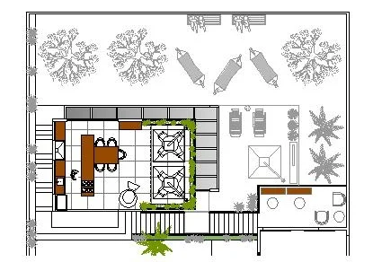 Planta de layout pavimento térreo