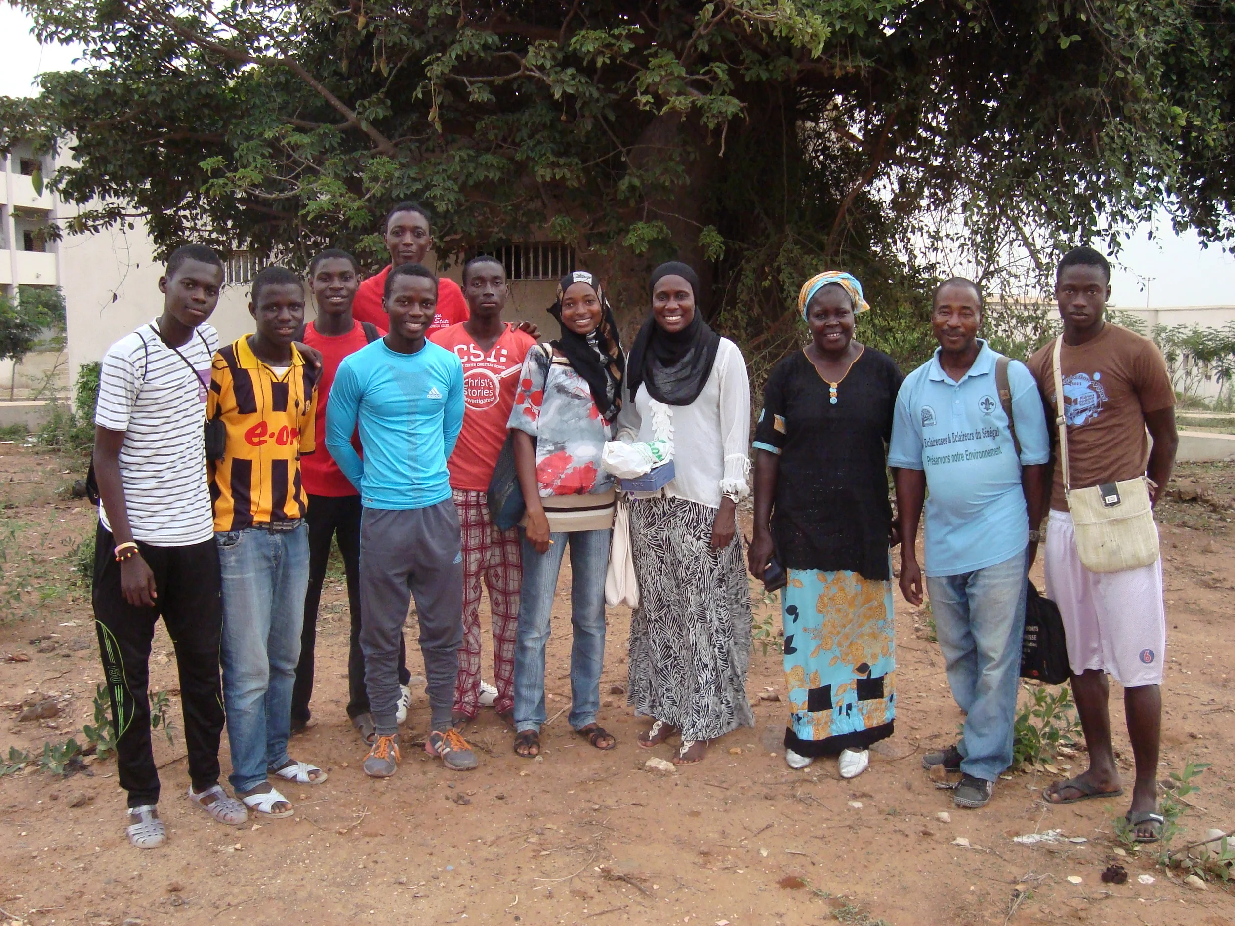  The environmental club which runs the garden at&nbsp;Sergeant Malamine Camara High School 
