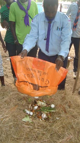 Compost training in Fimela. Fall 2014