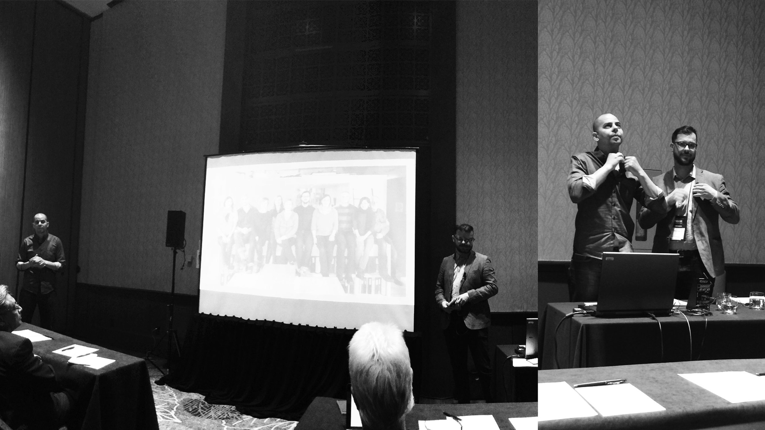 Rami et Tudor ont donné une conférence intitulée: «Good Architecture is Good Business» au Festival d’architecture IRAC à Calgary / Rami and Tudor give a conference entitled: ‘Good Architecture is Good Business’ at the RAIC festival in Calgary