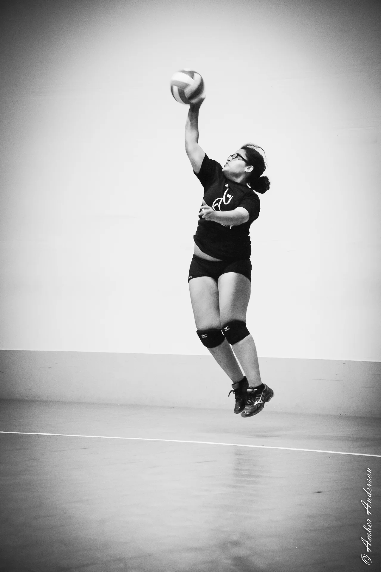 Jump Server Daja Jackson style. She's got skillz! Taken at Aspire Volleyball Club in Phoenix, AZ.
