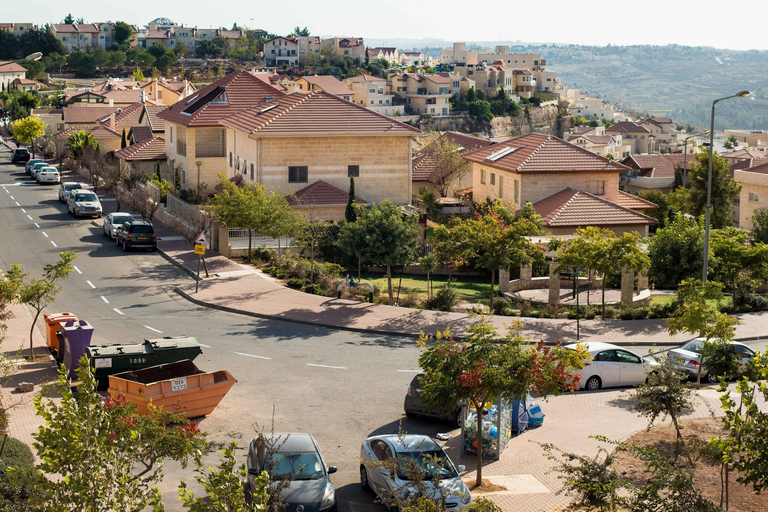 Settlement bloc in Gush Etzion, West Bank, Palestine