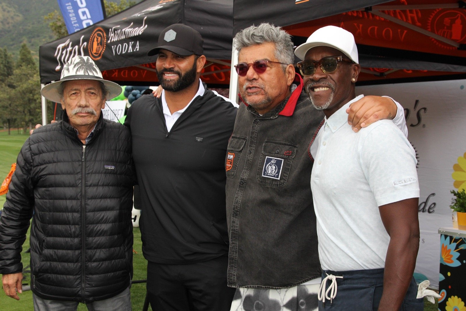 Edward James Olmos, Albert Pujols, George Lopez, Don Cheadle_3148.JPG