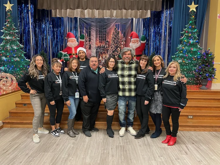 Spreading Holiday Cheer at San Fernando Elementary School Toy