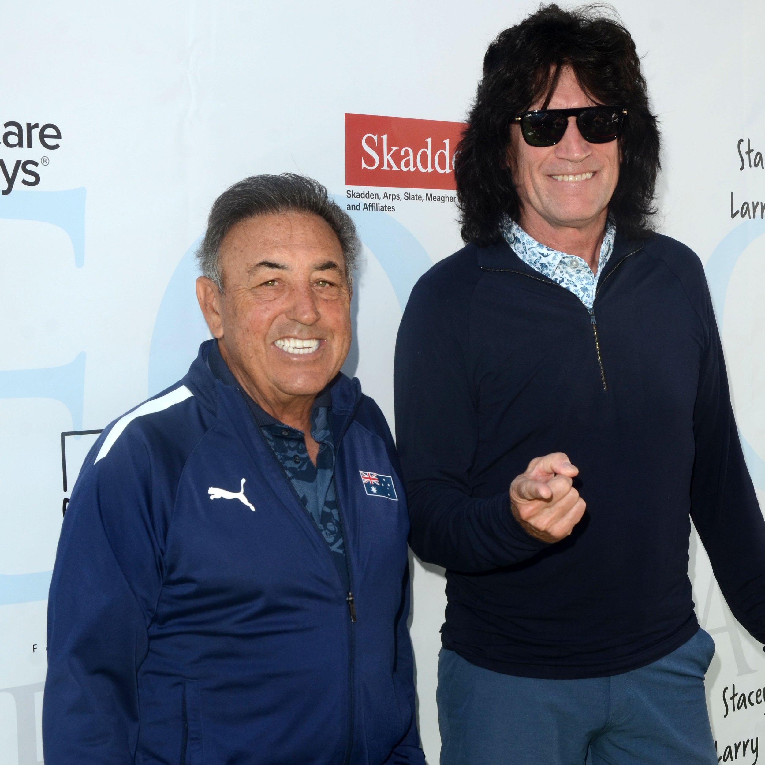 Wonderful to see the legendary Tommy Thayer and Doc McGhee coming out to support the 17th Annual George Lopez Celebrity Golf Classic!! KISS has been one of our biggest supporters and we cannot thank you enough 💚💙

#GiveBack&nbsp;#KISS #KISSFans #gi