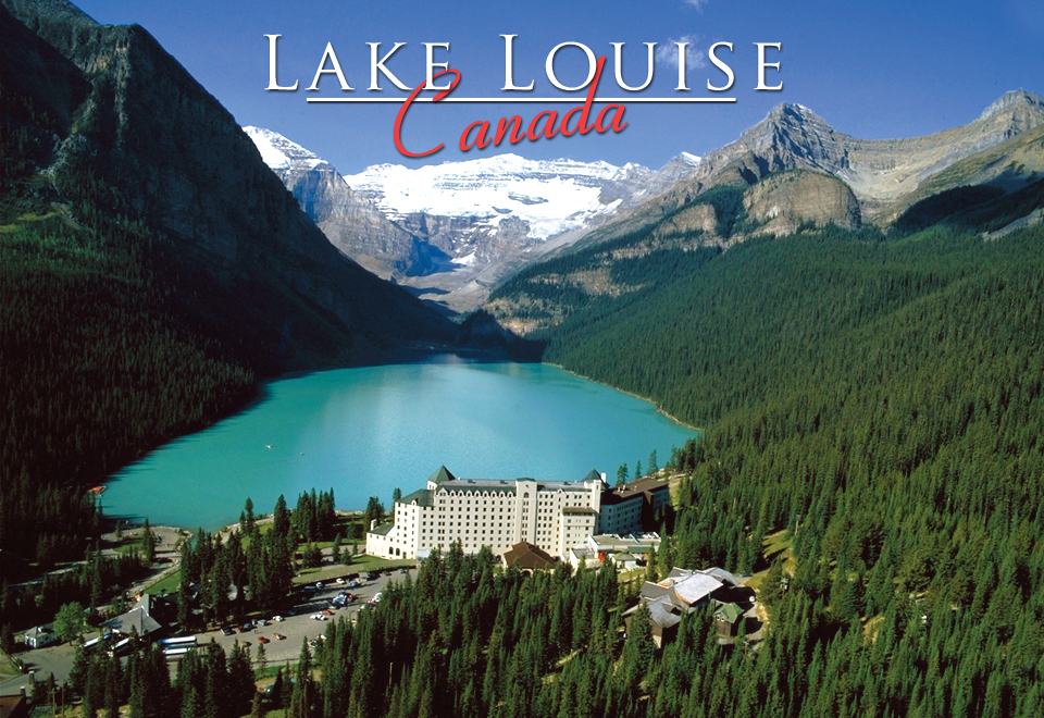 Canada Alberta CHATEAU LAKE LOUISE Fridge Magnet 
