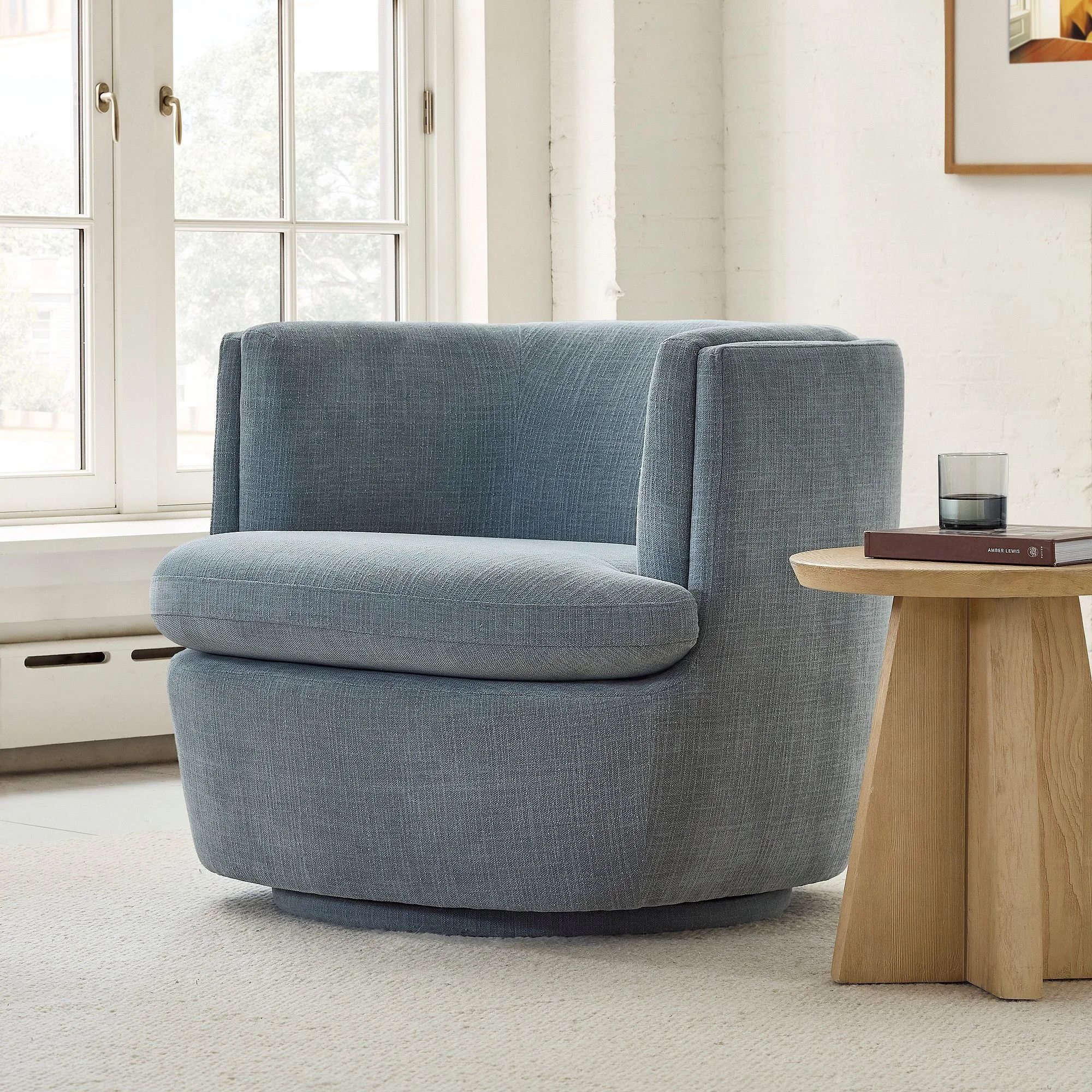 Rowland Swivel, West Elm
