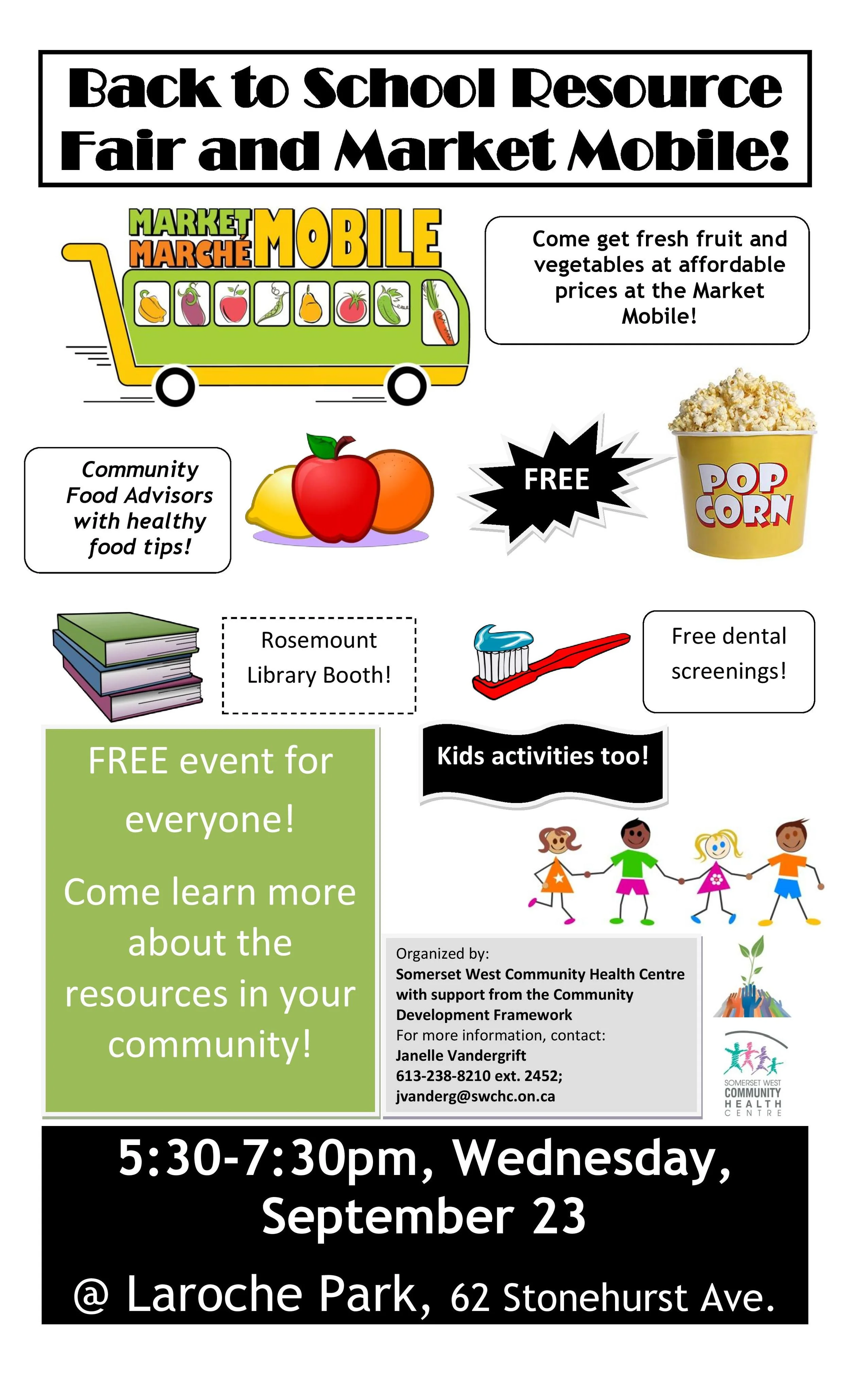 Back to School Resource Fair and Market Mobile!