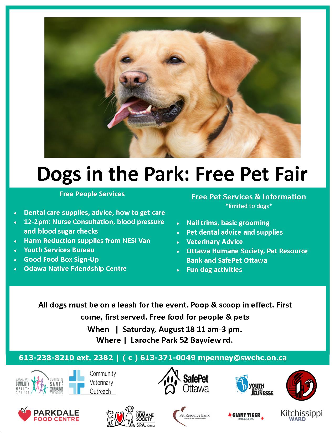 Pet Fair at Laroche Park