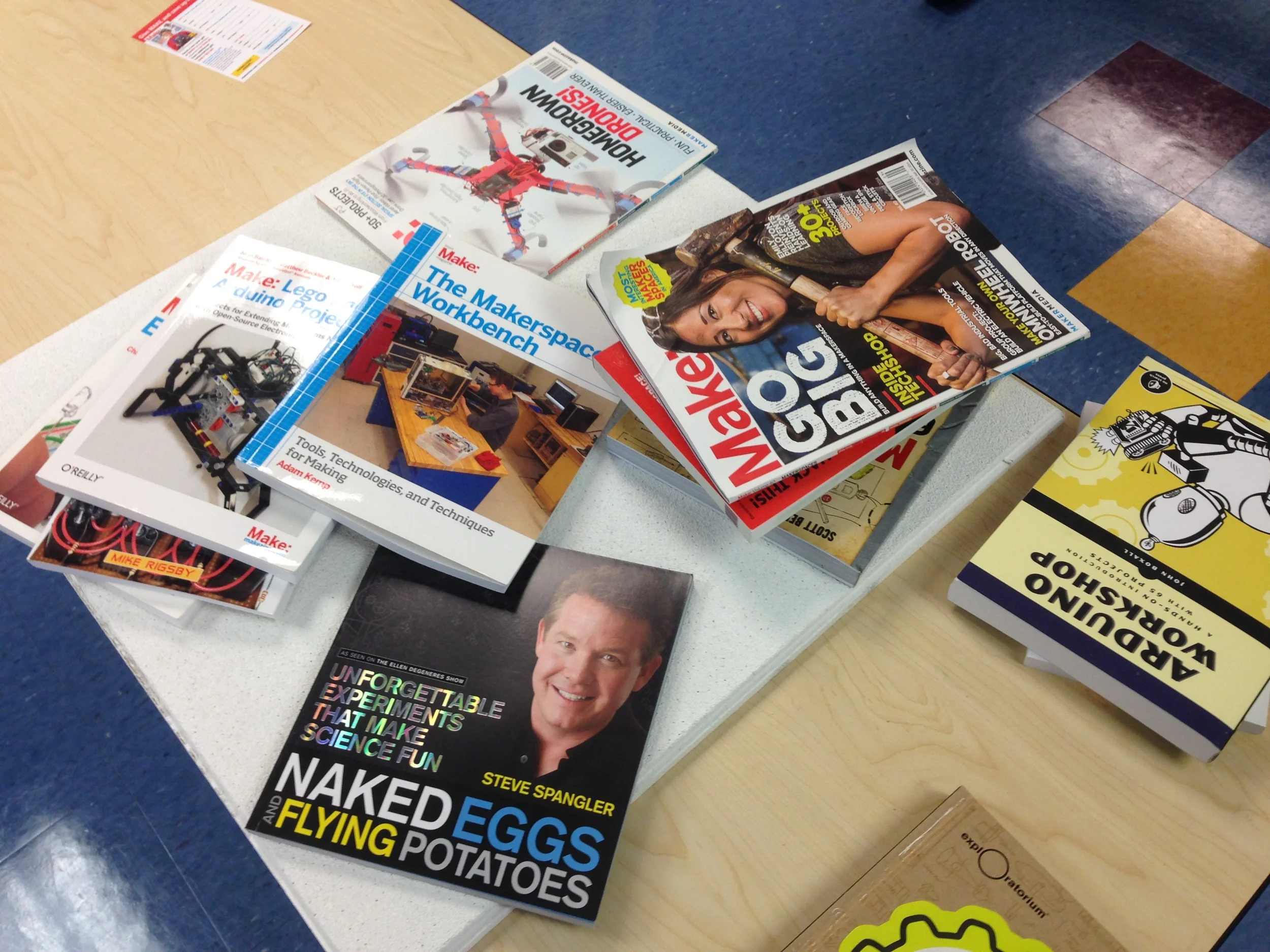 A selection of inspiration for our Make! middle school elective's first class.